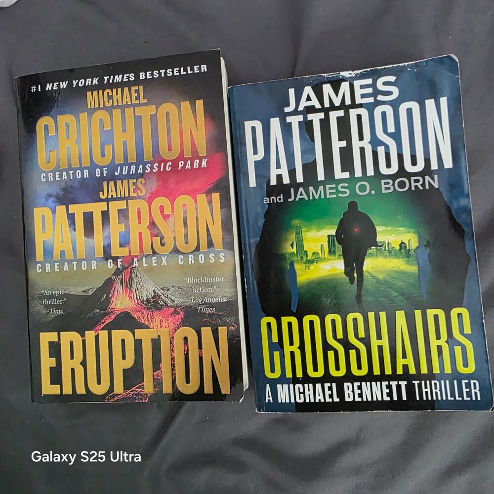 James‎ Patterson Novels; Eruption & Crosshairs